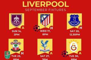 华体会首页-魔鬼赛程开启！利物浦9月下半月17天6赛，最后还要远征土耳其